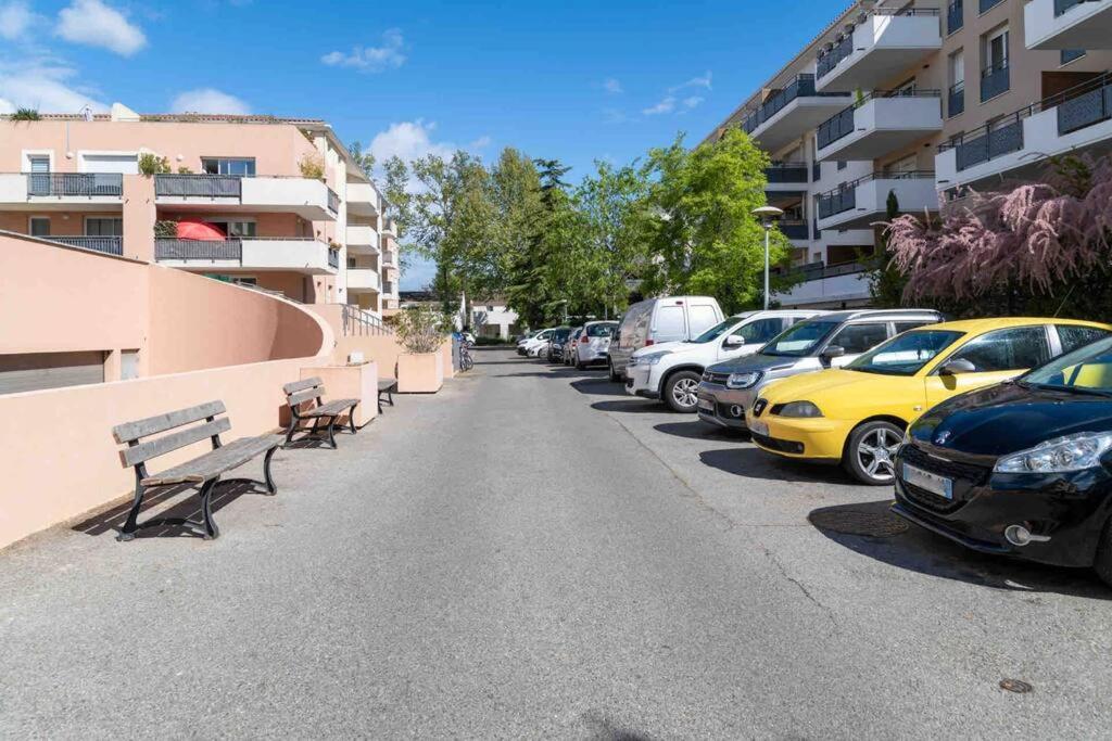 Appartement Avignon Garage-Spacieuse Terrasse Extérieur photo